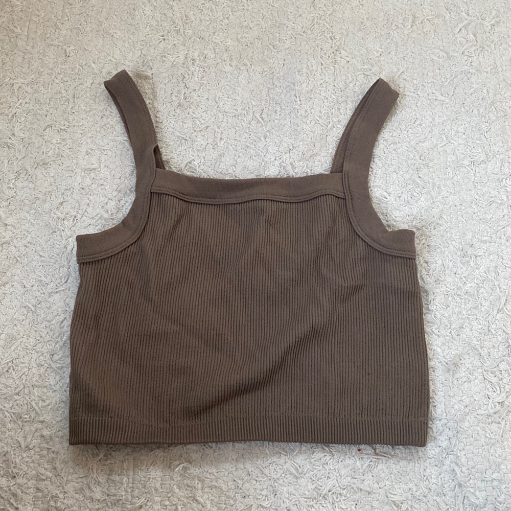 Brown tank top